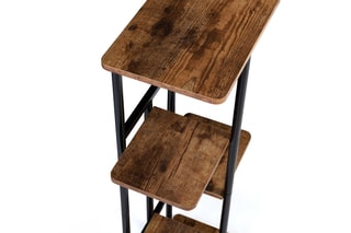 Porte-plante Elize - Naturel et noir