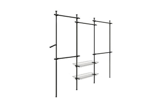 Penderie télescopique - Noir