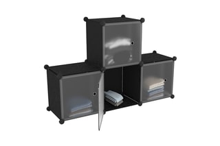 Armoire - Noir et gris