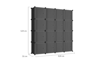 Armoire - Noir et gris