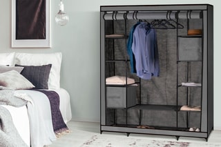 Armoire de rangement 3 portes - Gris