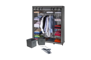 Armoire de rangement 3 portes - Gris