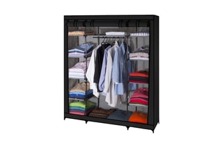 Armoire de rangement 3 portes - Noir