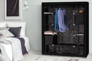 Armoire de rangement 3 portes - Noir