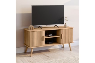 Meuble TV 2 portes Faustine - 110 x 54 x 40 cm