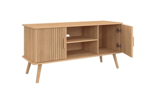 Meuble TV 2 portes Faustine - 110 x 54 x 40 cm