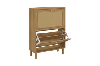 Meuble à chaussures Erin 2 abattants - 60 x 23,5 x 83,5 cm