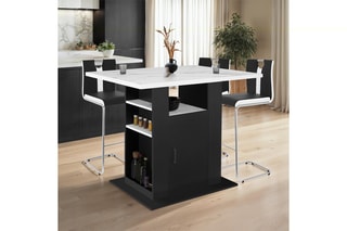 Ilot central de cuisine Théo 1 porte - 110 x 80 x 90 cm