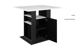 Ilot central de cuisine Théo 1 porte - 110 x 80 x 90 cm