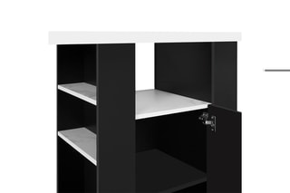 Ilot central de cuisine Théo 1 porte - 110 x 80 x 90 cm