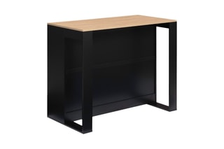 Ilot central  - Imitation bois et noir