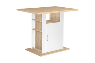 Ilot central Théo - 
Marron et blanc