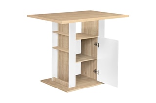 Ilot central Théo - 
Marron et blanc