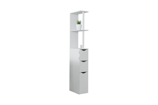 Colonne pour salle de bain 1 porte - 15,2 x 33 x 136 cm