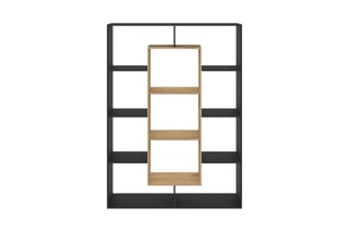 Bibliothèque Paulette - Noir et marron