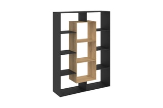 Bibliothèque Paulette - Noir et marron