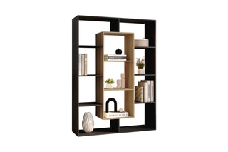 Bibliothèque Paulette - Noir et marron