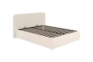 Lit-coffre avec sommier Valentina - Couchage 140 x 190 cm