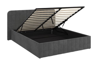 Lit-coffre Valentina - Gris