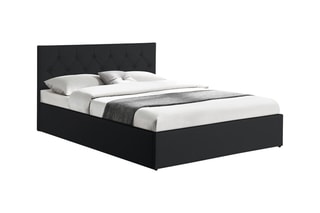 Lit-coffre avec sommier Austin - Noir