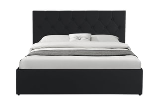 Lit-coffre avec sommier Austin - Noir