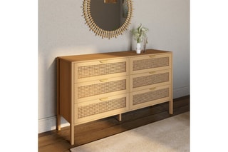 Commode 6 tiroirs Eve - 140 x 80 x 40 cm