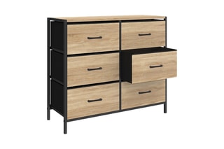 Commode 6 tiroirs Iris - 80 x 30 x 70 cm