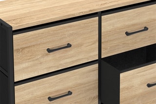 Commode 6 tiroirs Iris - 80 x 30 x 70 cm