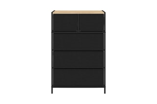 Commode 5 tiroirs Iris - 60 x 30 x 90 cm