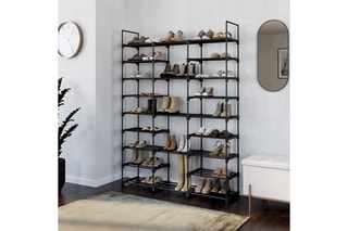 Etagère range chaussures modulable - Noir