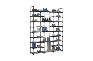 Etagère range chaussures modulable - Noir