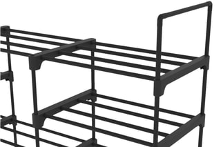 Etagère range chaussures modulable - Noir