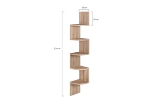 Etagère murale 5 niveaux - 20 x 120 x 20 cm
