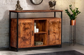 Buffet 2 portes Elize - 100 x 81 x 30 cm