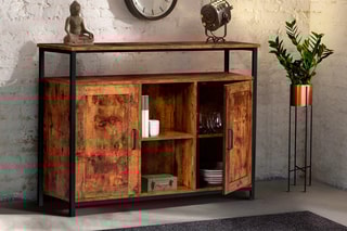 Buffet 2 portes Elize - 100 x 81 x 30 cm