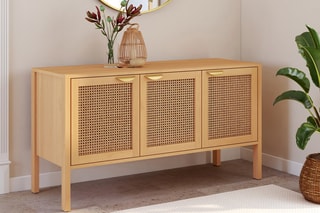 Buffet 3 portes Eve - Imitation bois