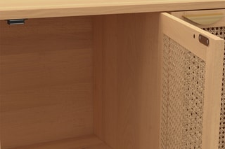 Buffet 3 portes Eve - Imitation bois