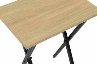 2 tables d'appoint pliables Memphis - 48 x 36 x 65 cm