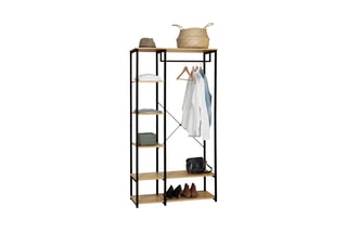 Dressing double Manufacture - Noir et imitation bois