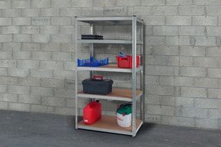 Etagère en acier 5 niveaux spéciale charges lourdes - Jusqu'à 875 kg