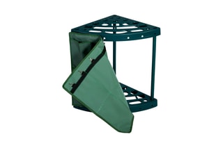 Rangement d’angle pour outils de jardin - Vert