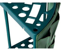 Rangement d’angle pour outils de jardin - Vert