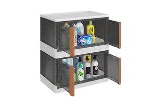 2 boîtes de rangement - 64 x 40 x 37 cm