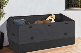 Coffre de rangement extérieur avec bâche - 600 l