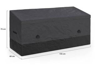 Coffre de rangement extérieur avec bâche - 600 l