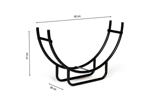 Porte-bûches - Noir