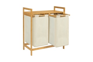 Panier à linge en bambou Maya - Beige