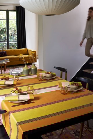 Nappe Vent d'Ouest - Jaune et orange