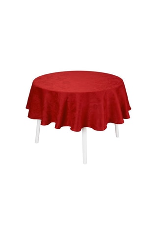 Nappe ronde en lin Tivoli - Rouge