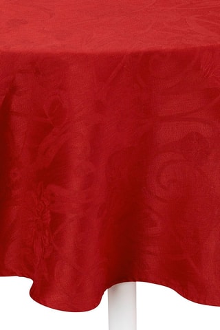 Nappe ronde en lin Tivoli - Rouge